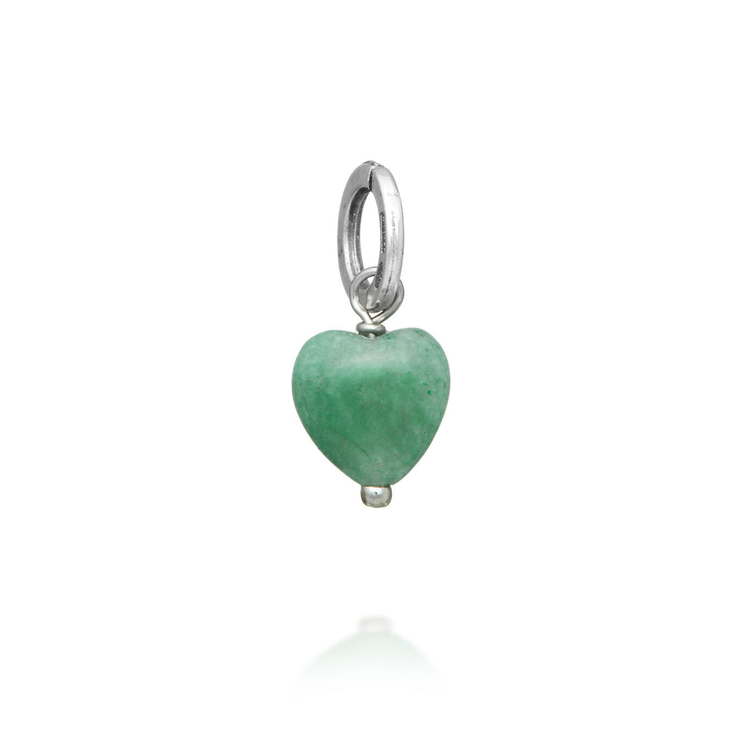 Giovanni Raspini Charme Coeur Aventurine Verte 11627