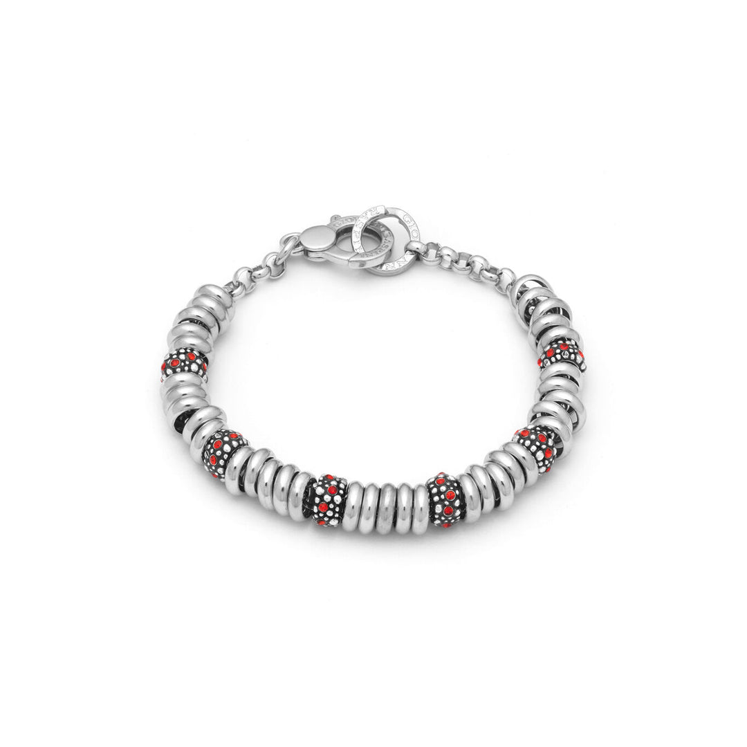 Giovanni Raspini Armband mit roten Kristallperlen 11986