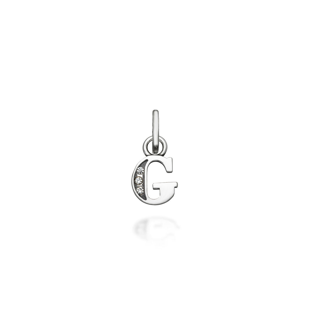 Giovanni Raspini Mini Charm "G" Cristal 12145