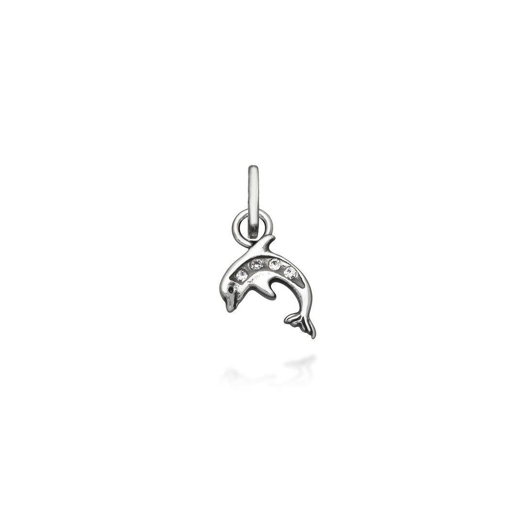 Giovanni Raspini Mini-Kristall-Delphin-Charm 12181