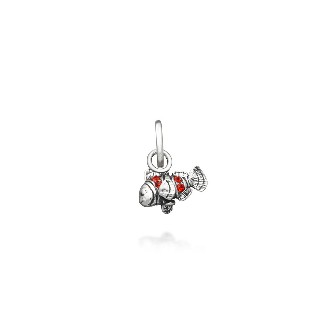 Giovanni Raspini Mini breloque poisson clown en cristal 12182