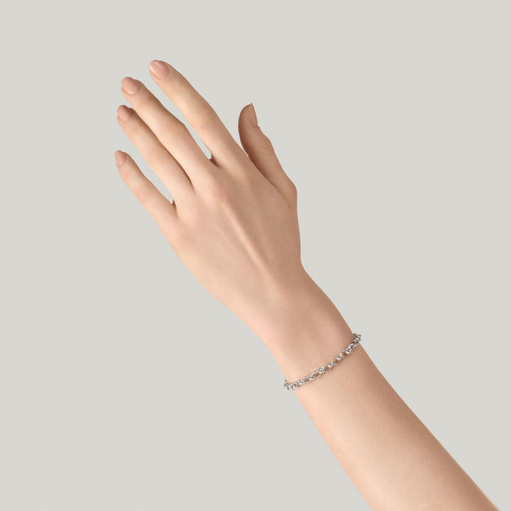 Giovanni Raspini medium rolò armband 925 zilveren armband 12622