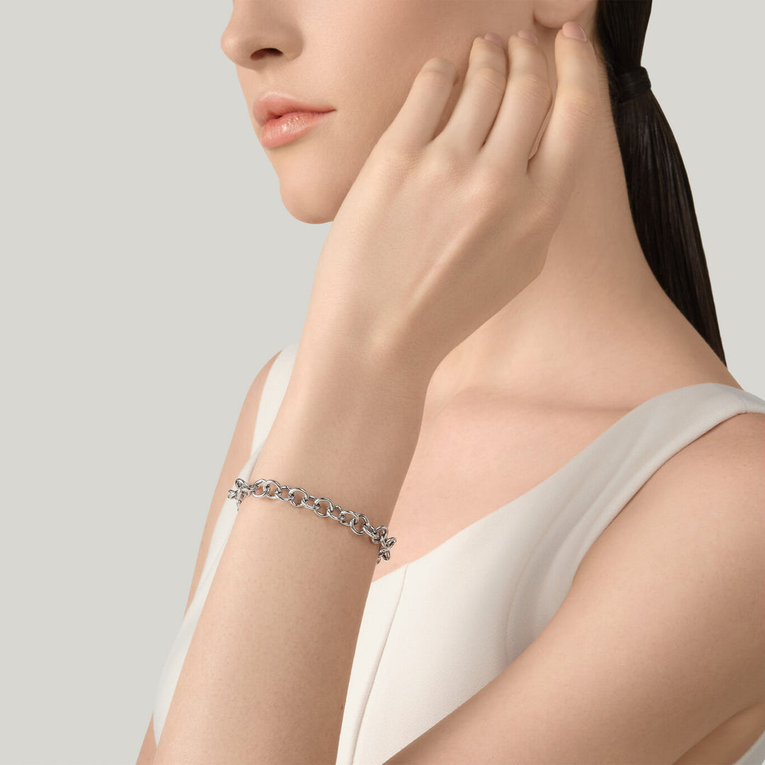 Giovanni Raspini kettingarmband "m" 925 zilveren armband 12623