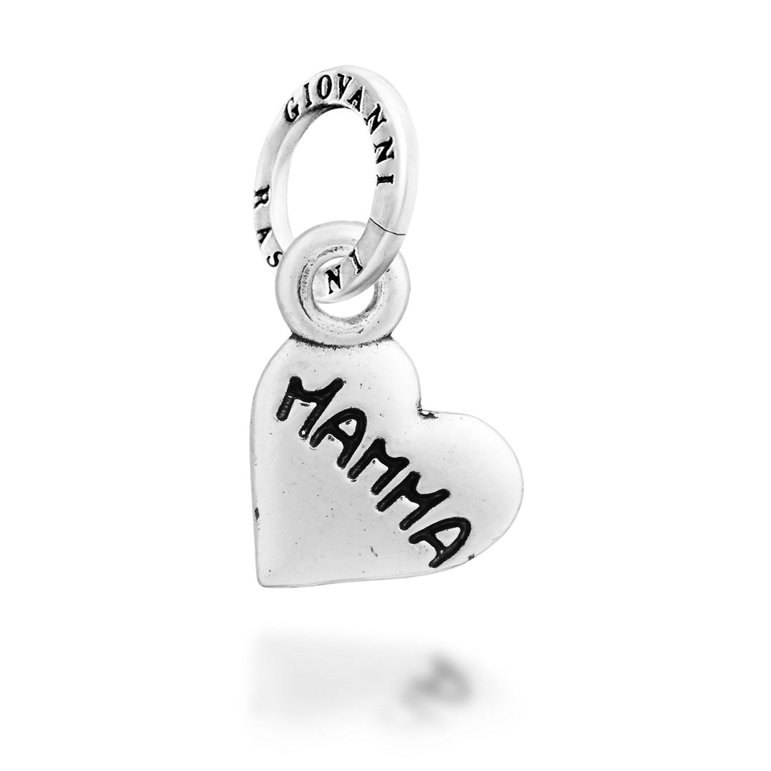 Giovanni Raspini Charm Coeur "Mamma" - Charm Argent - 12738