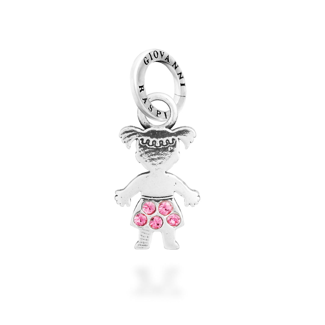 Giovanni Raspini Crystal Baby Charm - Charm argent et zircons - 12742