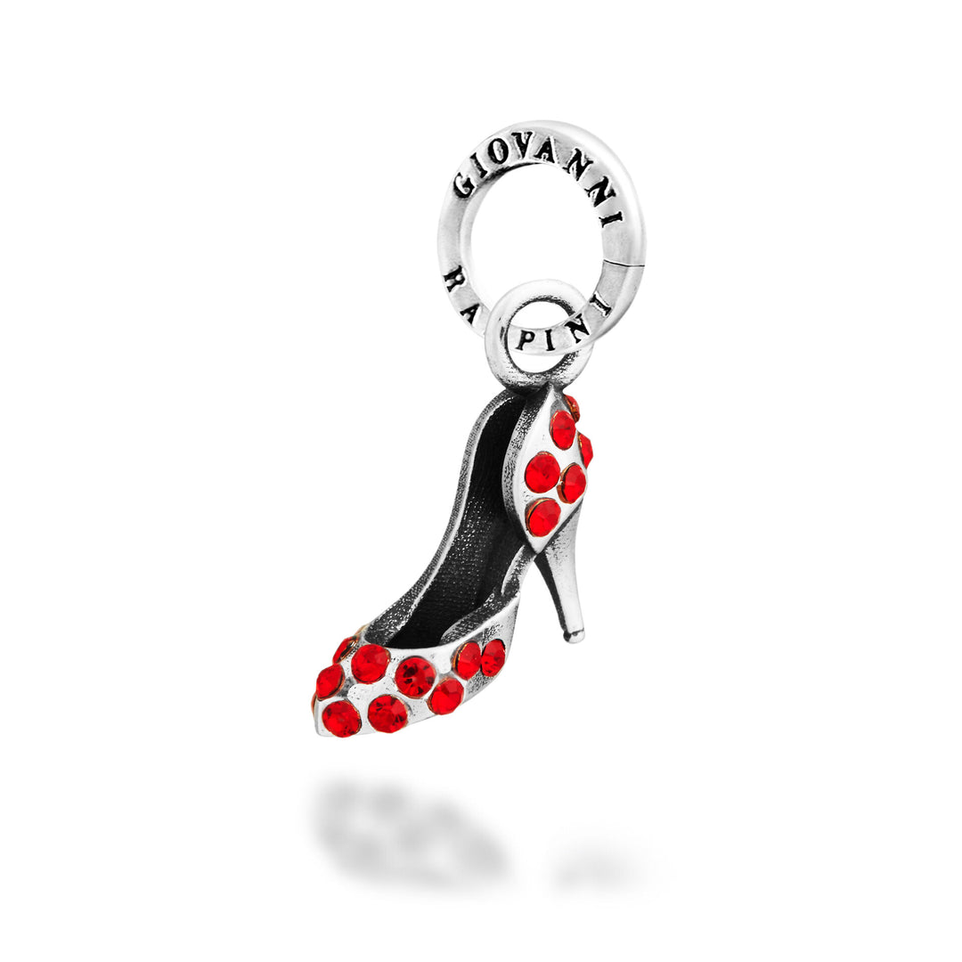 Giovanni Raspini Crystal Décolleté Charm - Silver and zircon charm - 12756