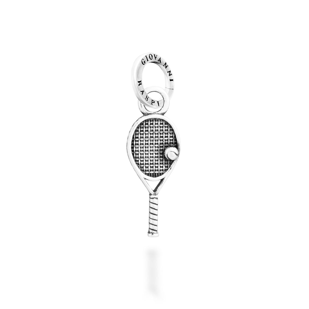 Petite breloque raquette de tennis Giovanni Raspini - Charme argent - 12769