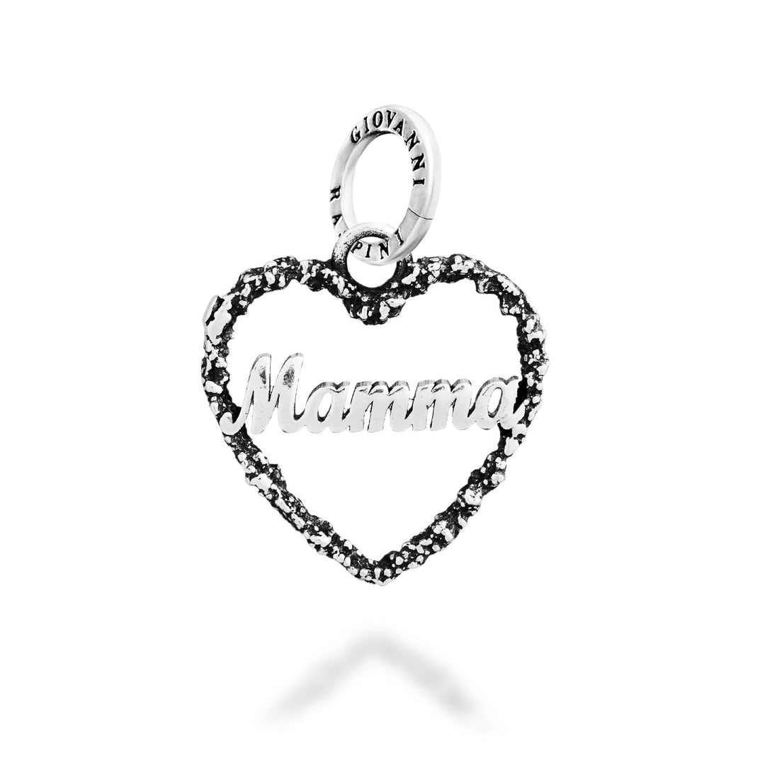 Giovanni Raspini Charm Coeur "Mamma" - Charm Argent - 12809