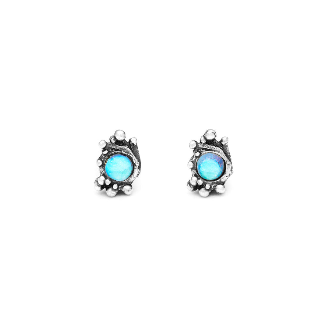 Giovanni Raspini Fireworks Mini Ohrringe 925 Silber Quarz 11820