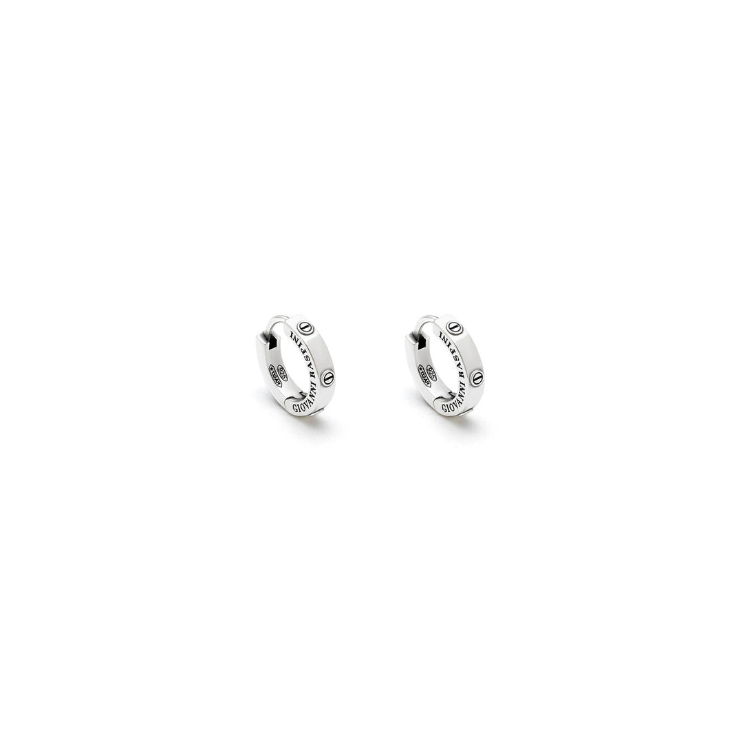 Giovanni Raspini hoop earrings Huggie screws 925 11952 silver