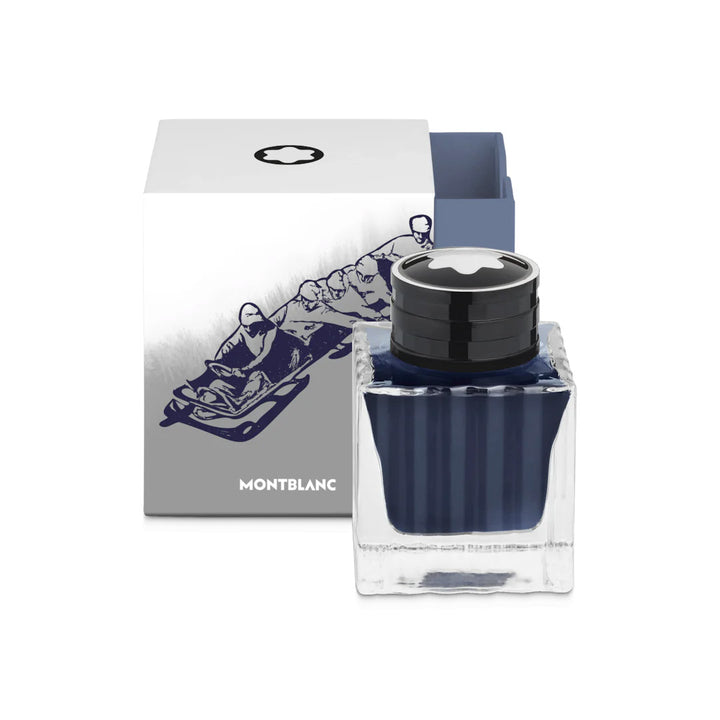 Montblanc Ink Boccetta 50ml Meisterstein xympische Erbe Chamonix 1924 Blau 132953