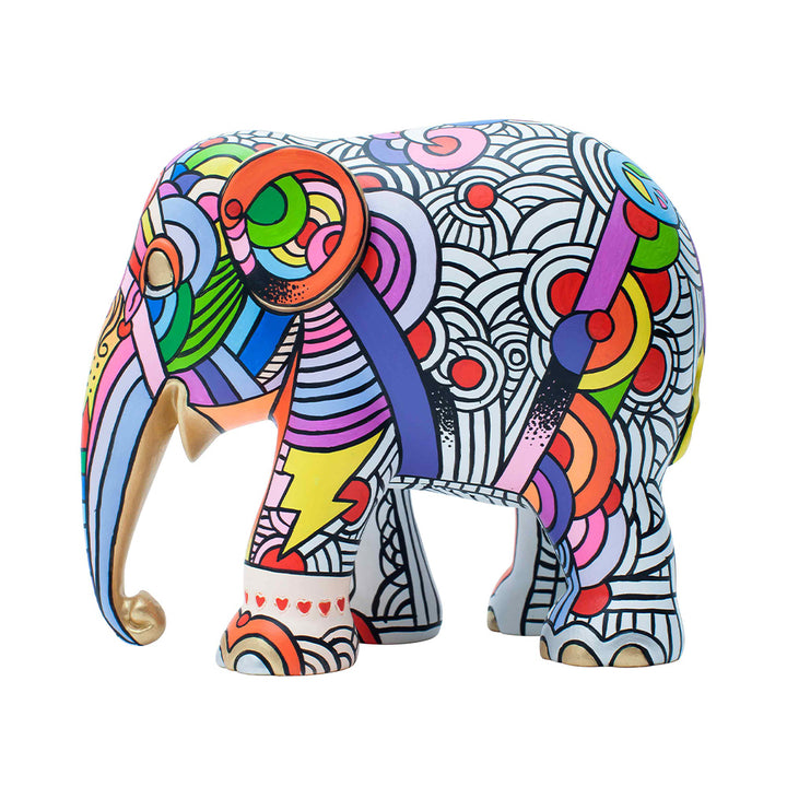 Elephant Parade éléphant Paix, Amour et Musique 15cm Edition Limitée 3000 pièces