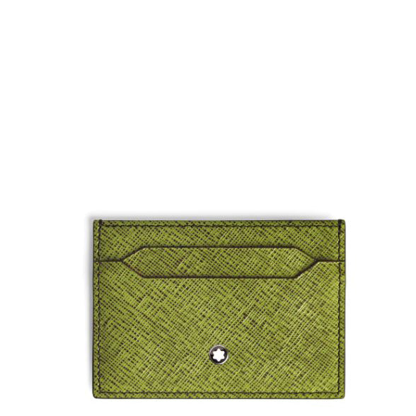 Montblanc kaarthouder 5 vakken Sartorial multi lime/cassis 199388