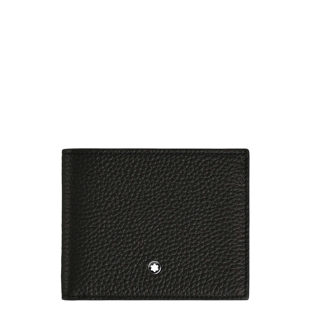 Portefeuille Montblanc avec porte-monnaie 4 compartiments noir 220217