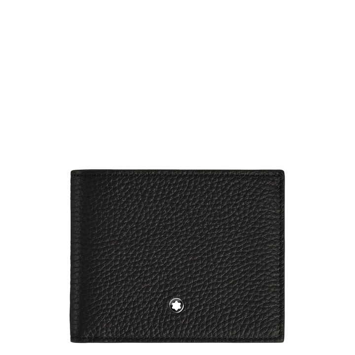 Portefeuille Montblanc avec porte-monnaie 4 compartiments noir 220217