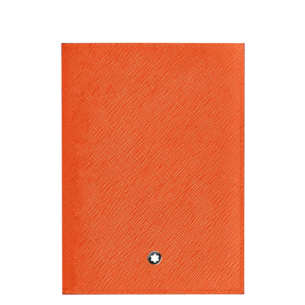 Montblanc Sartorial mandarijn leren paspoorthouder 221356