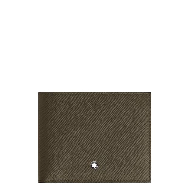 Montblanc Sartorial khaki leather wallet 221362