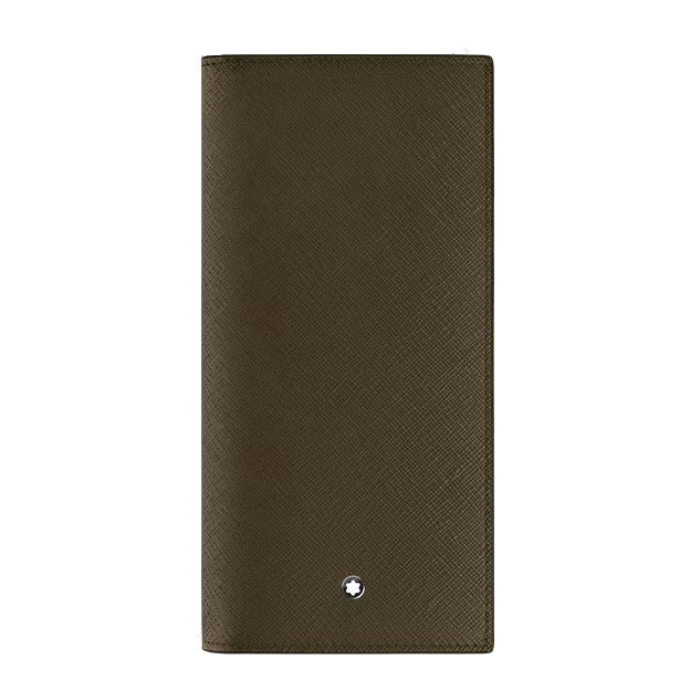 Montblanc long wallet 14 pockets Sartorial leather khaki 221364