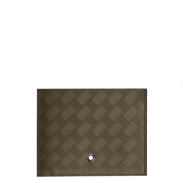 Portefeuille Montblanc 6 poches en cuir Extreme kaki 221434