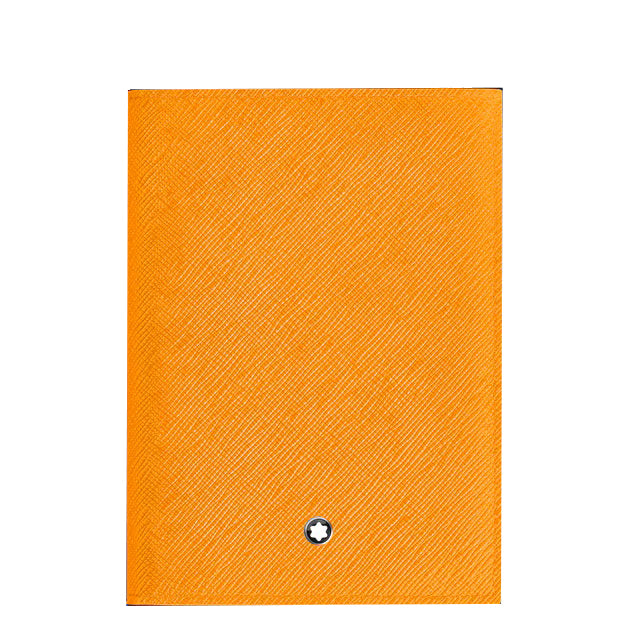 Montblanc Sartorial saffron leather passport holder 221466