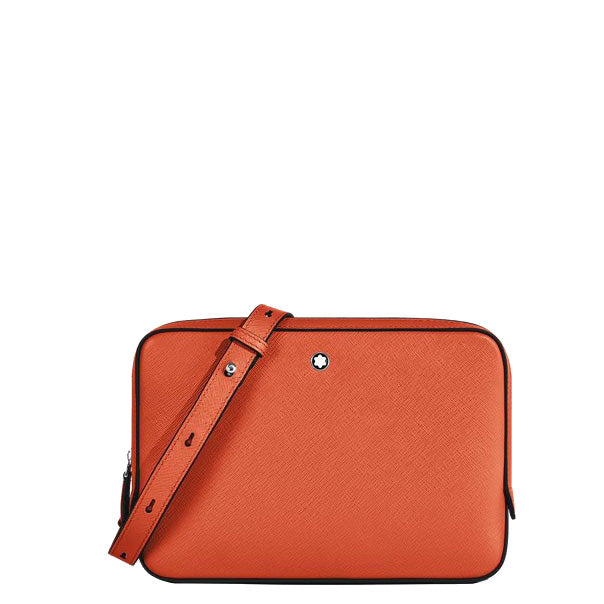 Montblanc kleine mandarijn Sartorial leren schoudertas 221576