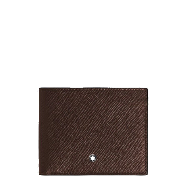 Montblanc 6cc portemonnee in ebbenhout kleermakersleer 222995
