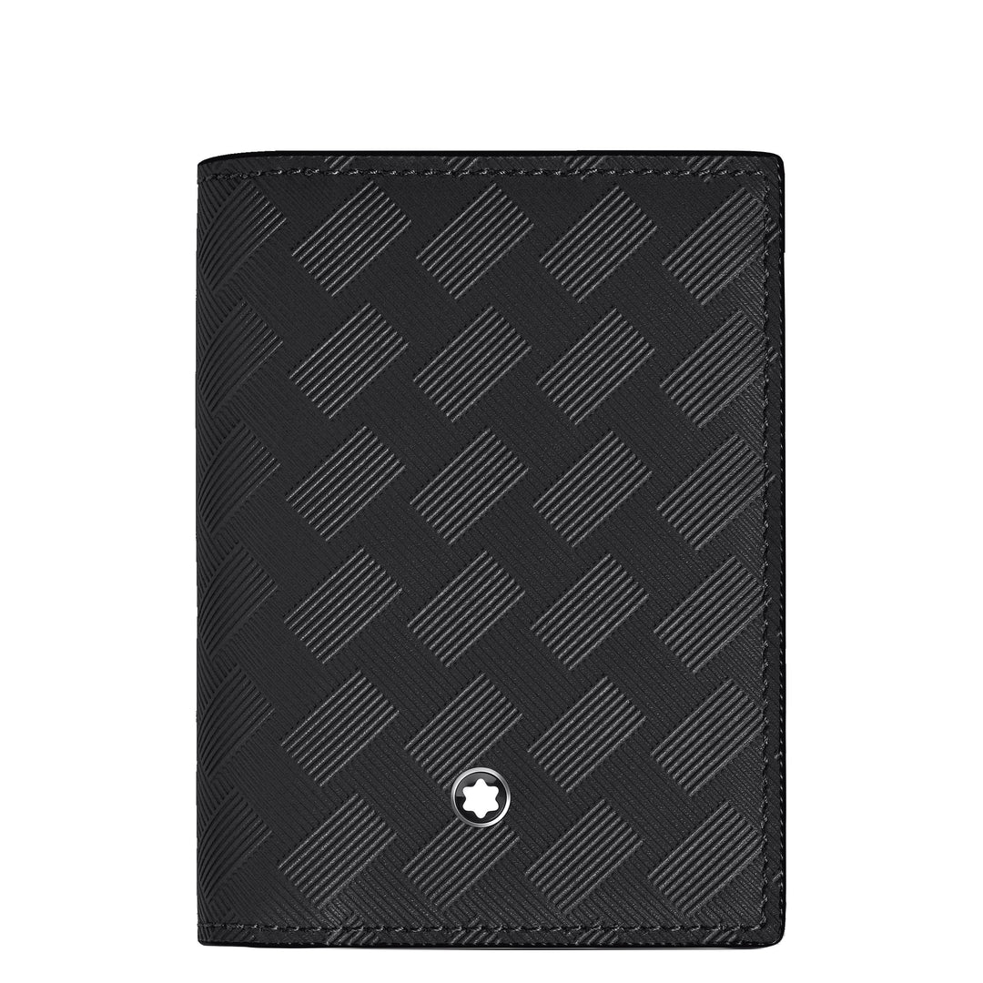 Porte-cartes Montblanc 4 poches Cuir Extreme noir/bauxite 223167