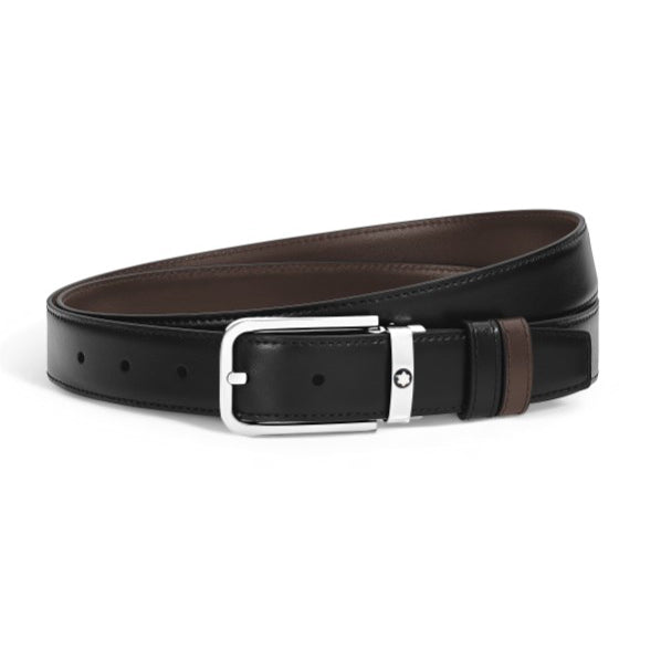 Ceinture réversible Montblanc 30 mm cuir boucle rectangulaire Meisterstück 223405