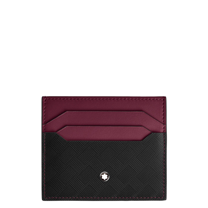 Montblanc card holder 6cc Extreme 3.0 black/cassis 199420