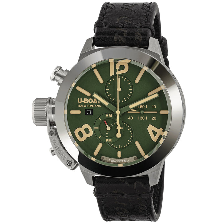 U-Boat Classic Clock 45 Tungsteno Cas Green 45mm automatisch groen staal 9581