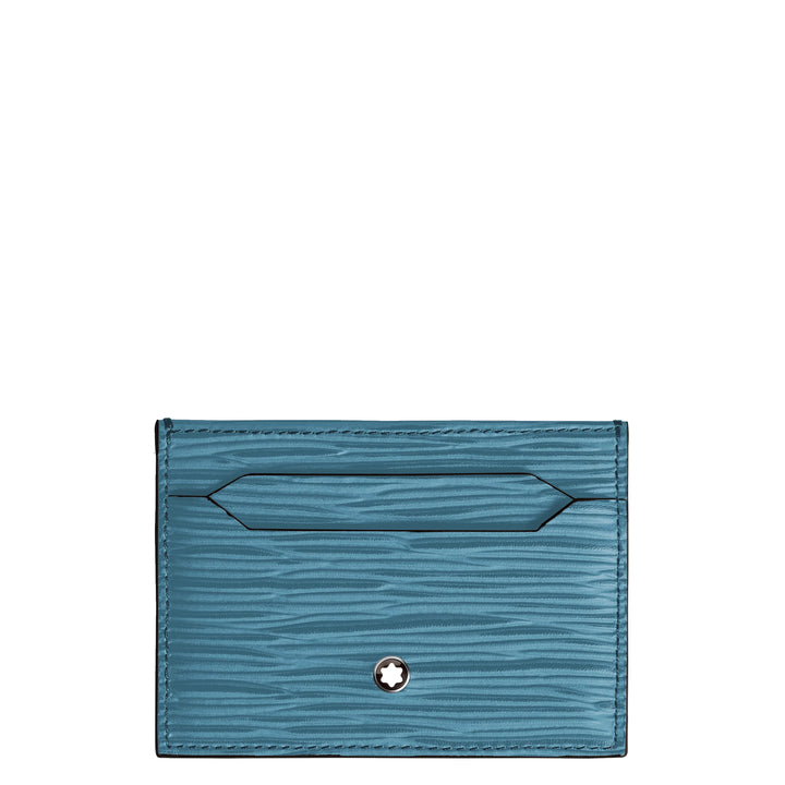 Porte-cartes Montblanc 5 compartiments 4810 Bleu Fumé 199349