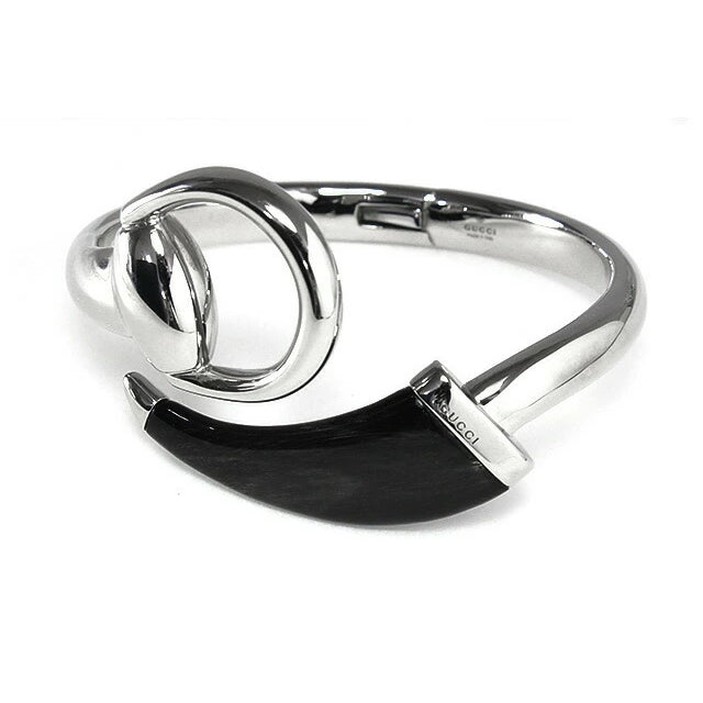 Gucci Horsebit Armband 925 Silber Silber Finish 18kt Horn 283722-J8H60-1000