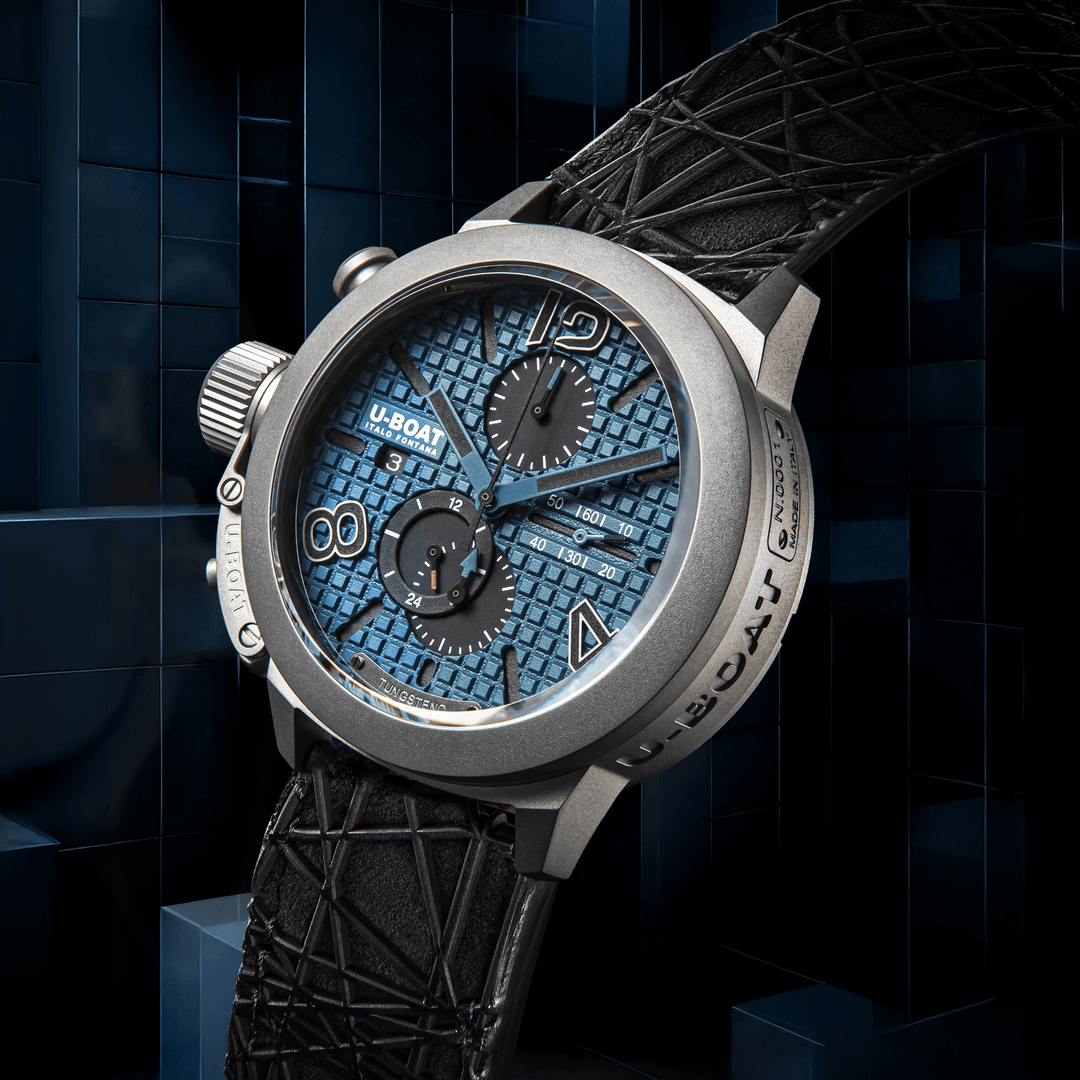 U-BOAT watch Classic 45 Titanium Tungsten Blue 45mm blue automatic titanium 3003