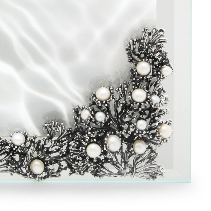 Giovanni Raspini Anemone Light Frame - Cadre en argent et verre taillé - 02389