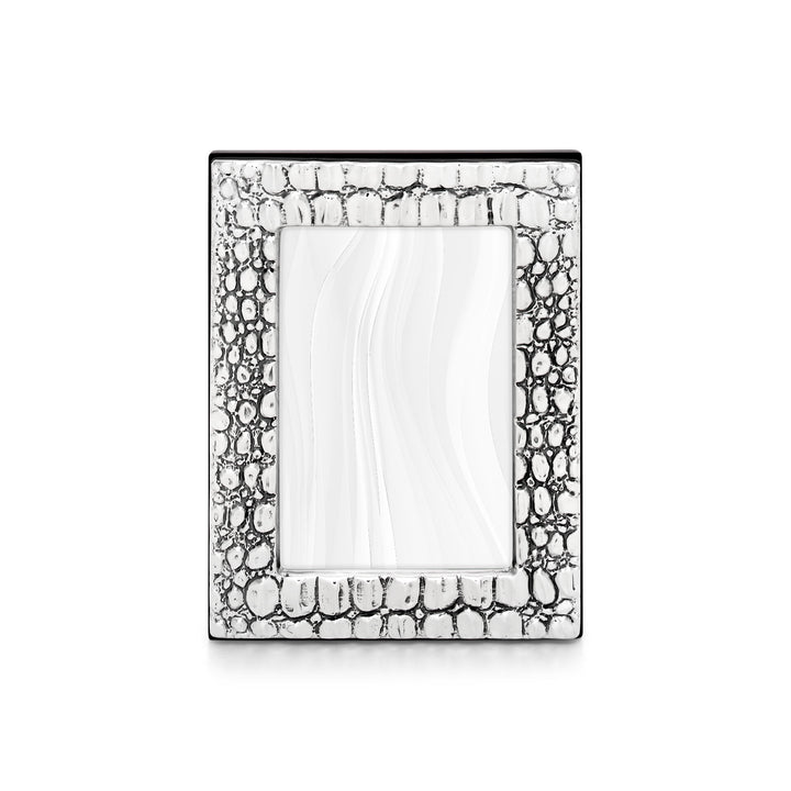 Giovanni Raspini Small Crocodile Frame - Silver Frame - 02401