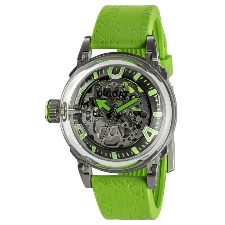 U-BOAT-Uhr U-65 44 mm grüner Automatikstahl 3344