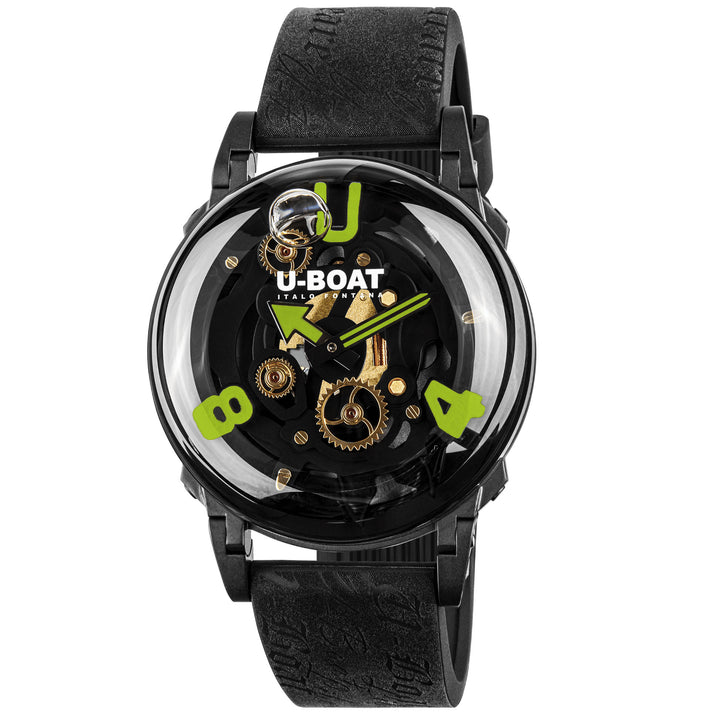 Montre U-BOAT U-65 Vert 44mm acier quartz vert finition PVD noir 3351