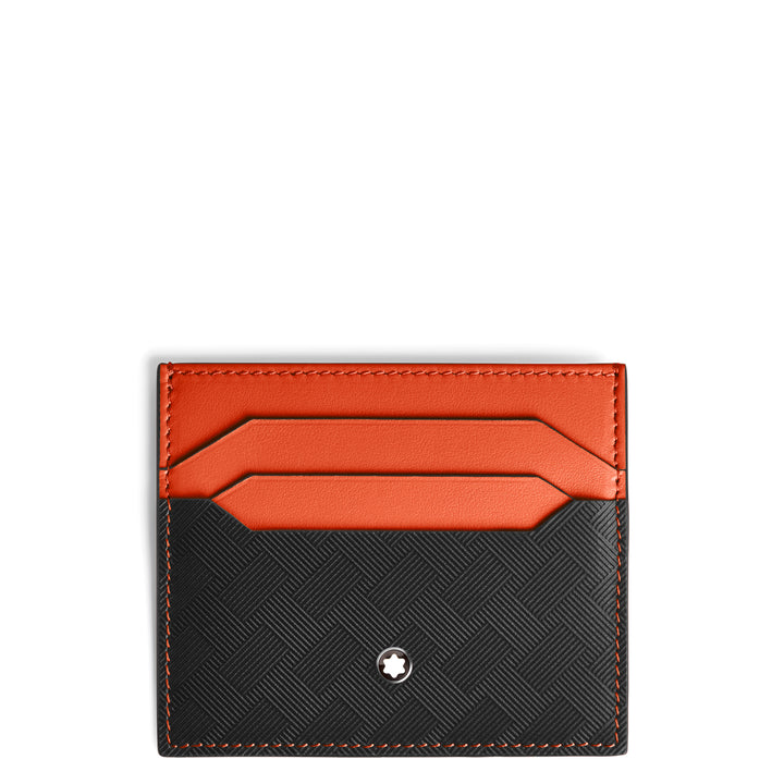 Montblanc card holder 6cc Extreme 3.0 black/cayenne 199419