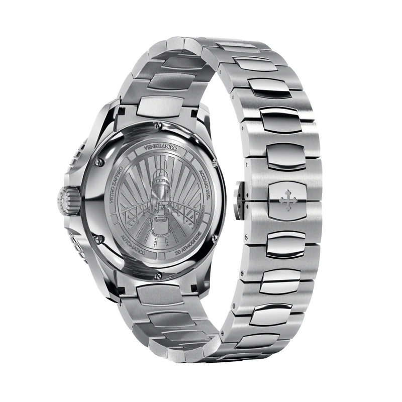 Venezianico Nereide Uhr 42 mm schwarzer Quarzstahl 3321504C
