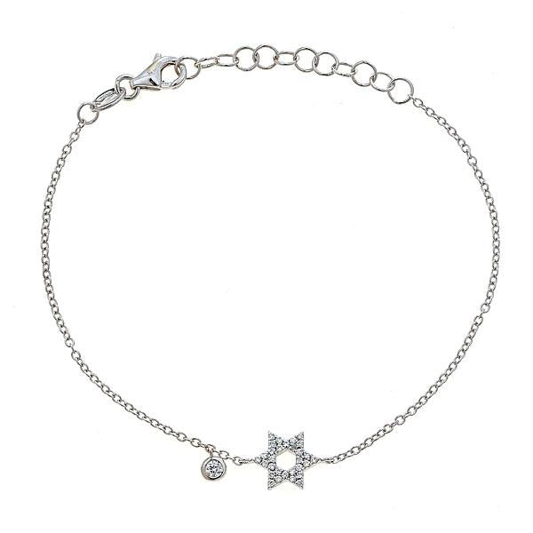 Zydo sterarmband met diamanten witgoud 54330