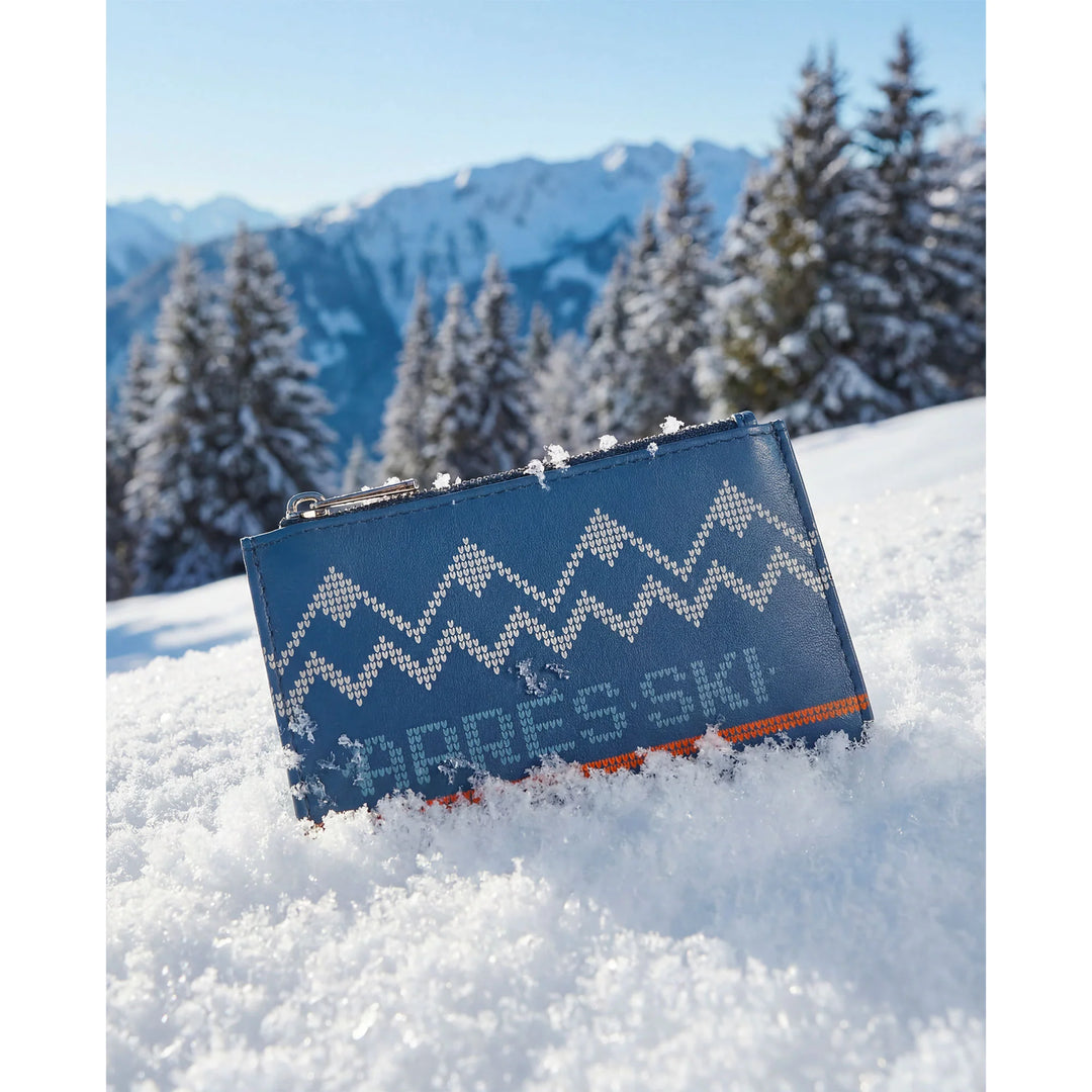 DUDU Herren- und Damen-Kreditkartenetui aus Leder, schlanke kleine Après-Ski-Geldbörse, 4 Kartenhalter, Münzgeldbörse mit Reißverschluss