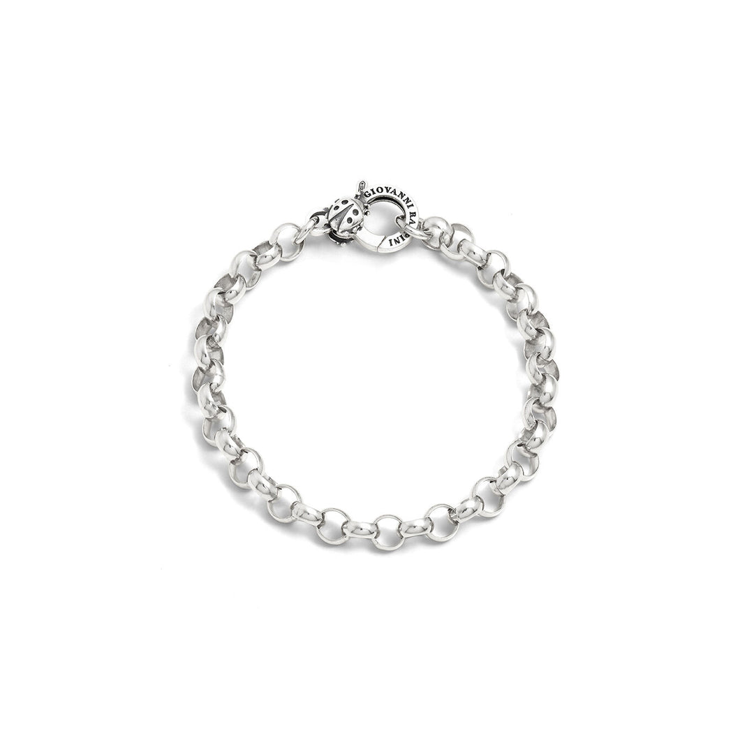 Giovanni Raspini Rolò Bracelet with Ladybug Closure 12448