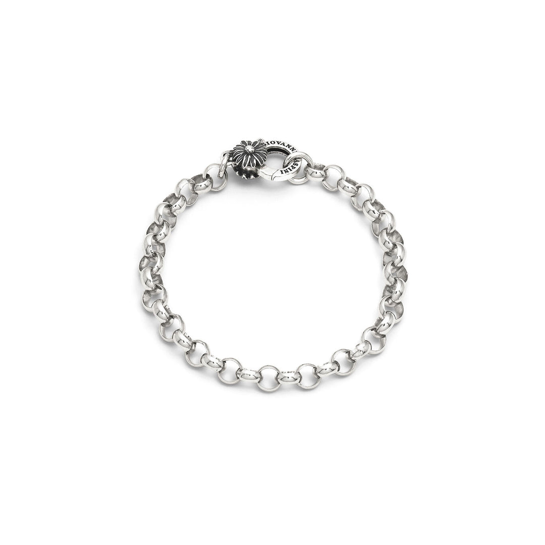 Giovanni Raspini Rolò Armband mit Gänseblümchenverschluss 12450