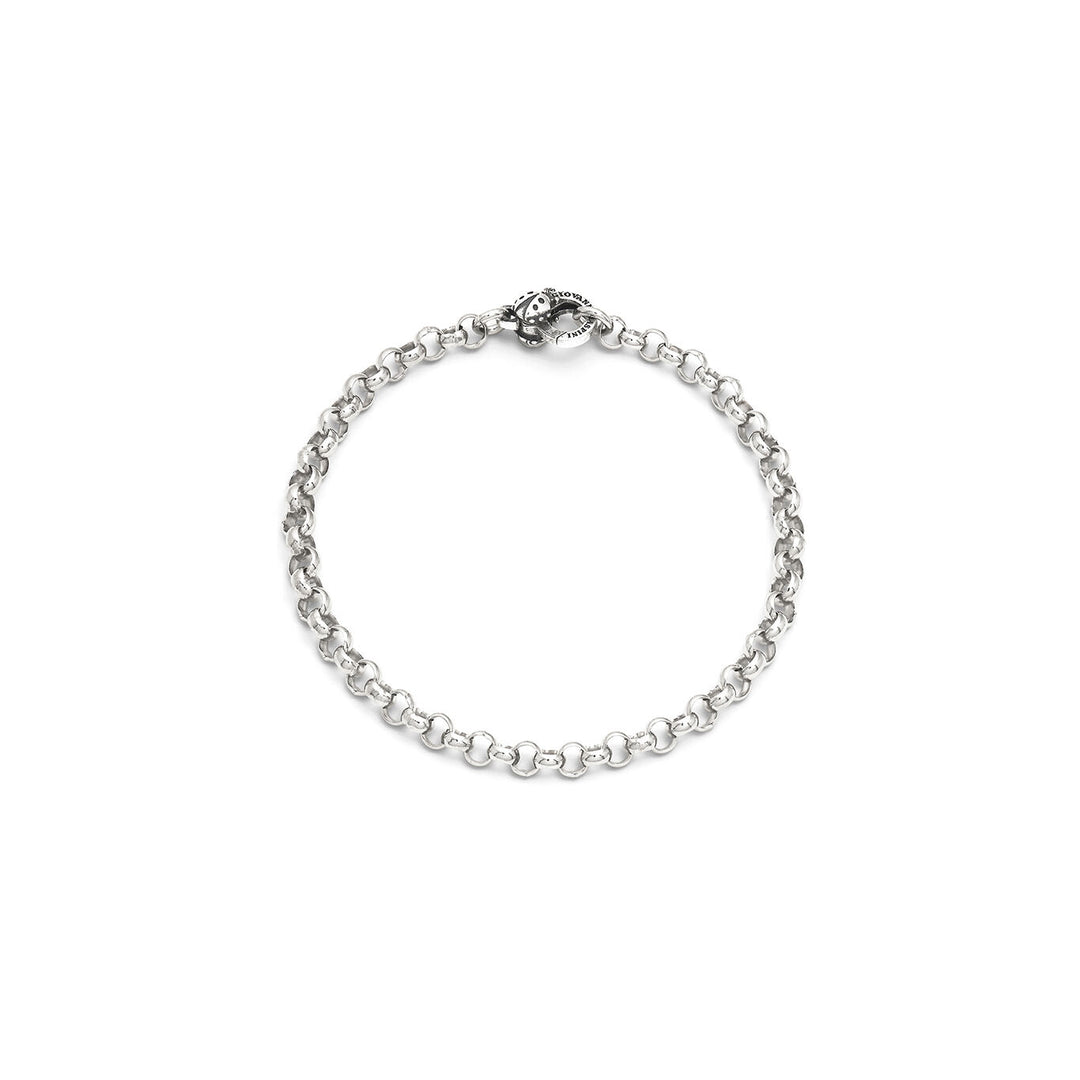 Giovanni Raspini Kleines Rolò-Armband mit Marienkäferverschluss 12452