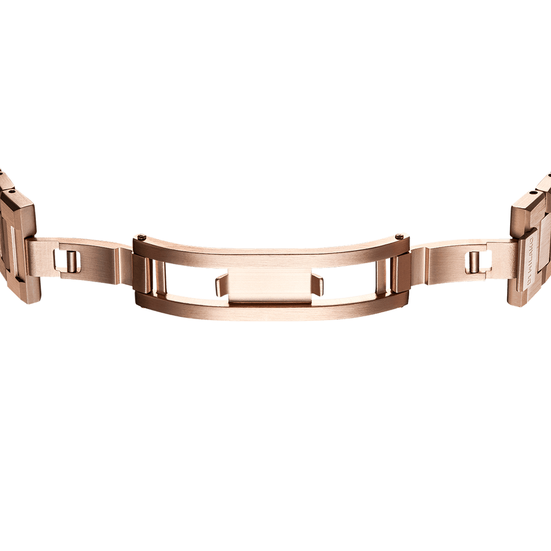 D1 Milano roségoud ultradun horloge 40 mm D1-SP-UT40BR03