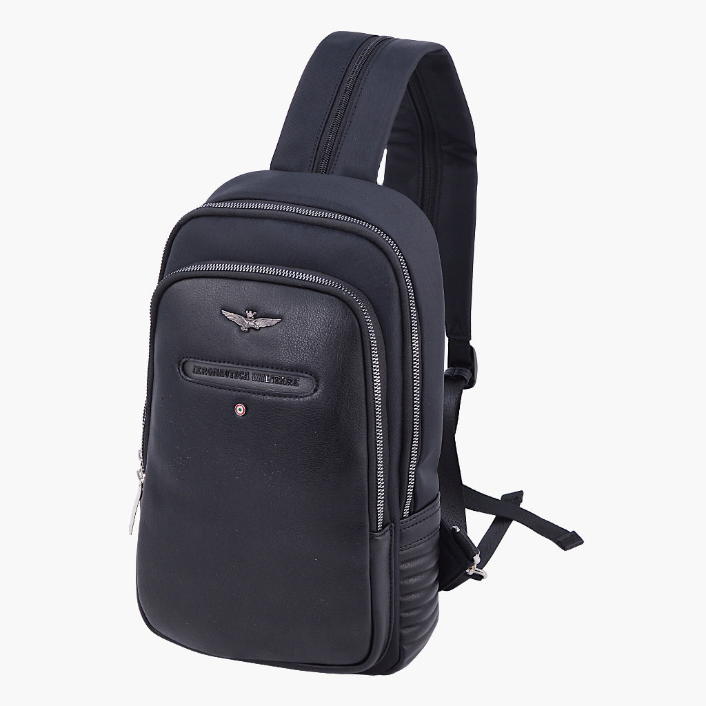 Aeronautica Militare Single Shoulder Convertible Backpack SKY AM452-NE Line