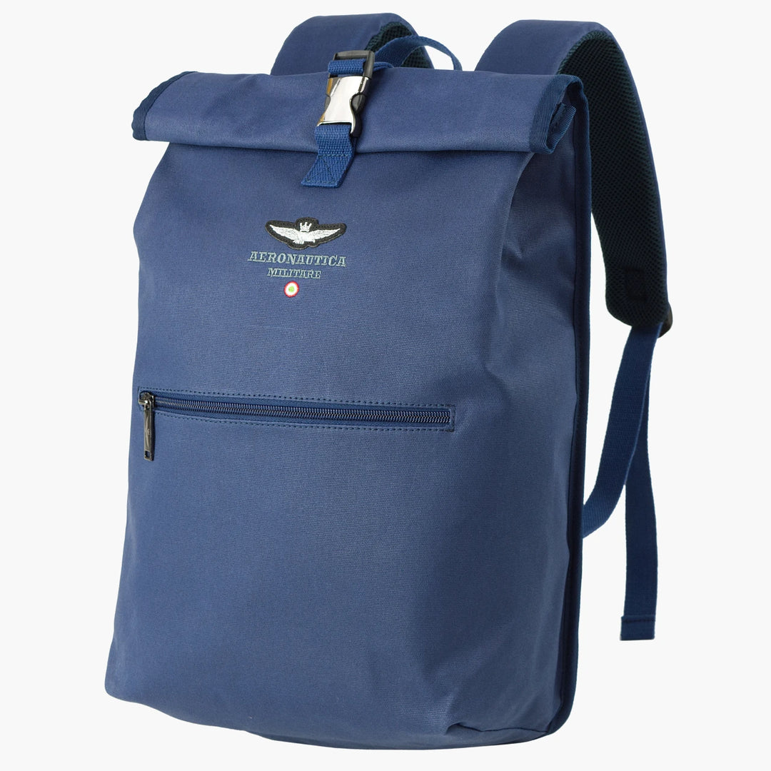 Roll Top Backpack in Canvas New City Line