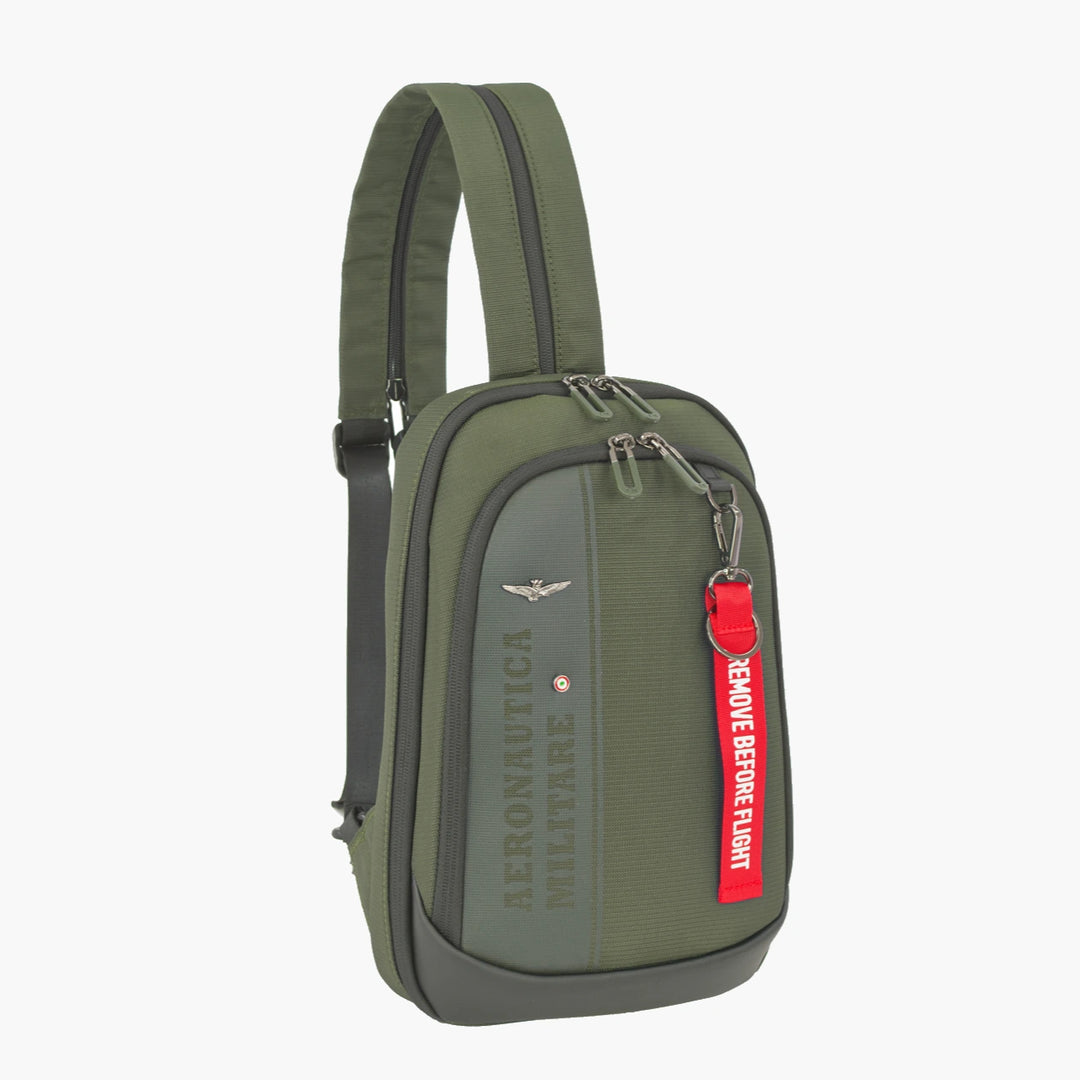 Einschulterrucksack, der in einen Rucksack der Spitfire-Linie umgewandelt werden kann