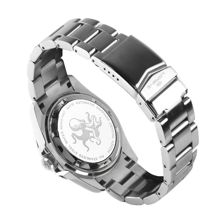 Lorenz Tako 43mm blauw automatisch stalen horloge 030254MM