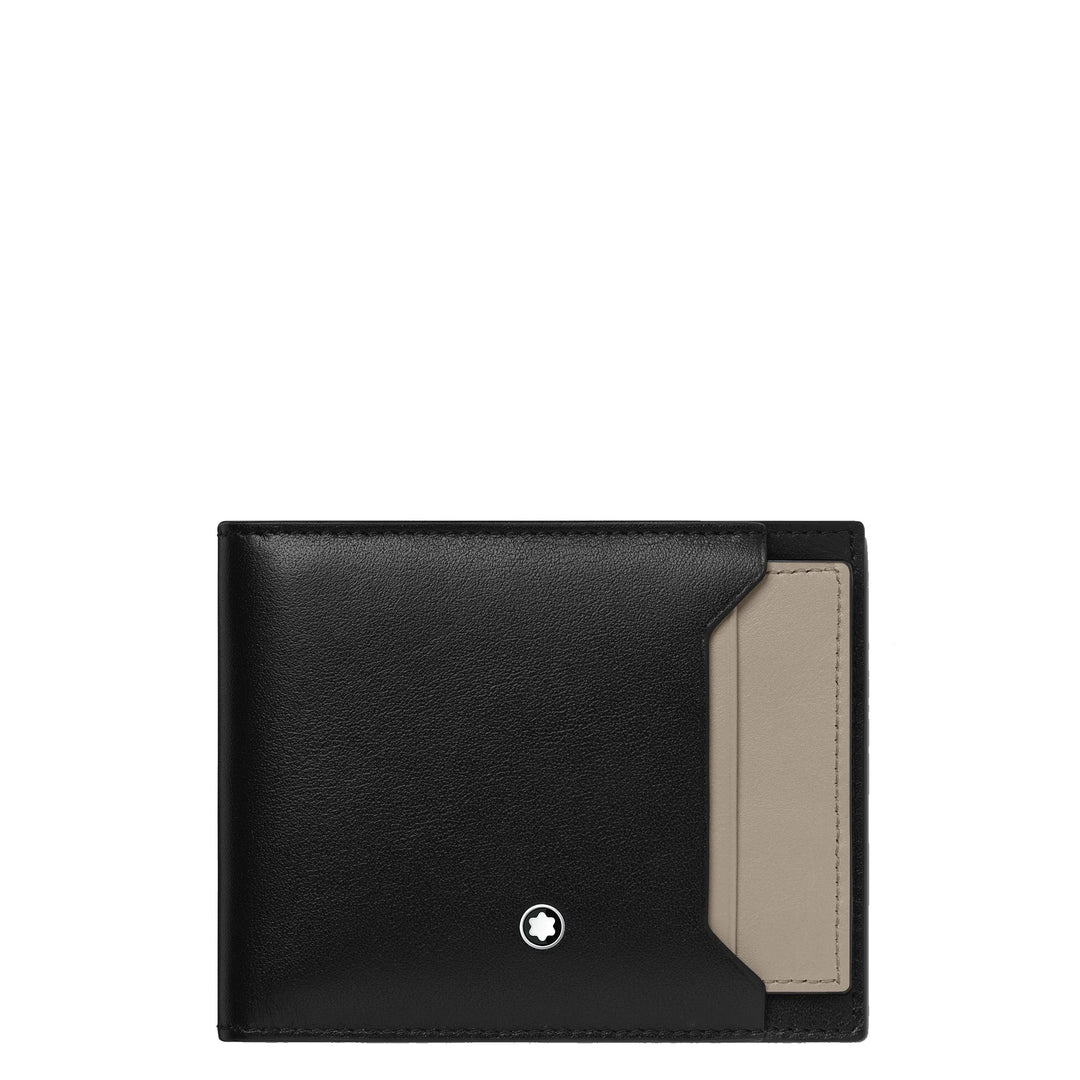 Montblanc 6cc-Geldbörse mit abnehmbarem Kartenhalter 131250